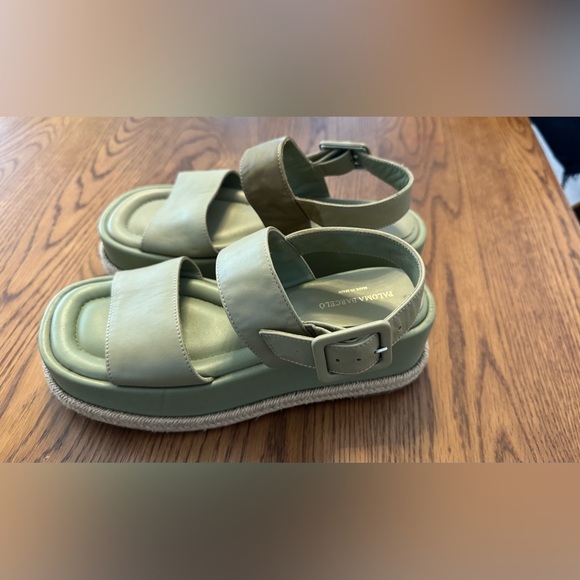 Paloma Barcelona Leather Platform Sandals size 37 - Picture 7 of 8